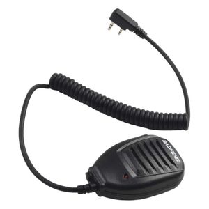 Mikrofoner svart mikrofonhögtalare Handsfree handhållen högtalare Mikrofon för Baofeng UV-5R BF-888S Radio Walkie-Talkie Accessories 240408