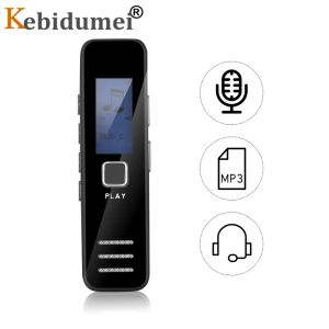 Oyuncular Taşınabilir Mp3 Çalar Ses Kaydedici Kalem Mini Dijital Ses Kayıt 20 Saat Kayıt Desteği 32GB TF Kart Profesyonel Diktafon