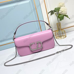 Diamond Crystal Bag Flap Chain Sachs Mini Loco Handheld Bag Messenger Purse IMITATION CRISTAL Decoração Carta de alta qualidade Mulheres bolsas de mão de bolsa de mão