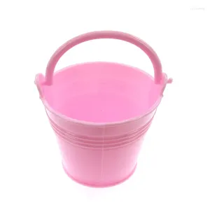 Party Decoration 6pcs Plastic Bucket Bottle Candy Box For Baby Shower Wedding Dopdekorationer 5.2 x 5,6 cm