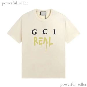 23SS-mäns T-shirts Luxurys Women Designer T Shirts tryckt kort sommarmode Casual med brevdesigners T-shirt Big Size S-5XL 125