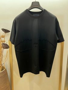 2024 Yaz Yeni Tasarımcı T Shirt Moda Nakış Dikiş Tasarımı ABD Boyut Kısa Kollu Tshirt Highend Marka Lüks Erkek T Shirt