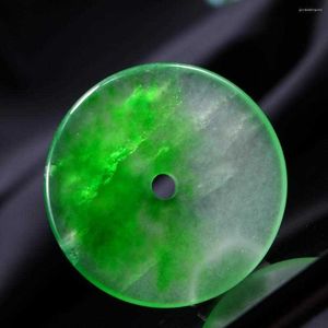 Naszyjniki wisiorek naturalny zielony jadeiczny naszyjnik pączki mężczyźni kobiety oryginalne bijanmar jadeite high grade a jades pączek szczęściarze amulety