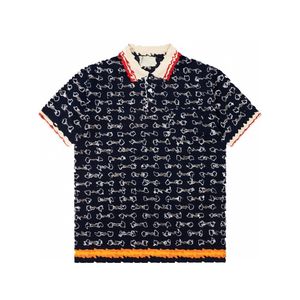 Roupas de verão Menão de pólo casual masculino Button Horsebit Butro