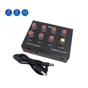 Förstärkare AIYIMA Audio EQ7 Audio Signal Preamplifier 7 Band Equalizer Justera High School Bass Sound Phone Computer Headphone Förstärkare