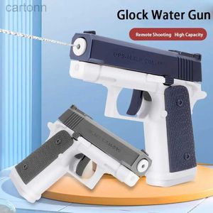 Gun Toys Water Storage Shooting Small Mini Gun Toy Portable Children Summer Beach Outdoor Fight Fantasy Toys for Boys Kids Game 240408