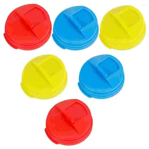 Dinnerware 6 Pcs Can Sealing Lid Lids For Drinks Bottle Gai Dustproof Caps Soda Savers Plastic