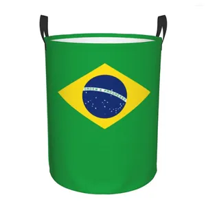 Сумки для стирки бразильская корзина складной складываемой корзины для хранения одежды для хранения детской одежды детская корзина