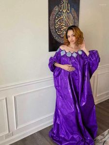 Etniska kläder Original Bazin Riche Long Dresses for African Women Party 2024 Top Quality Shiny Dashiki Robe