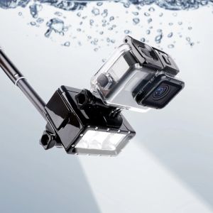 Камеры 2019 Новый для GoPro Diving Flashlight Lamp Waterpronation Lod Flash Light для GoPro Hero 10/9/8/7/6/5/4/3+ для SJCAM SJ4000