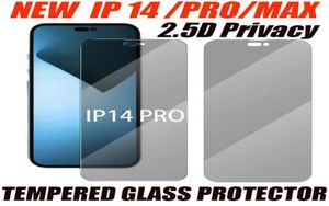 iPhoneのプライバシー強化ガラススクリーンプロテクター14 13 12 Mini Pro Max 11 XR XS 6 7 8 Plus Antipeeping Antispy25DプライバシーPR4668253