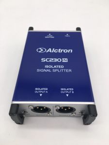 Усилитель Alctron SC230N Изолированный сплиттер микрофона с электроникой с низким уровнем шума для производительности сцены