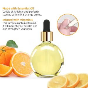 Behandlingar 75Mlnail Care Oil glödlampa Bottle Nourishing Oil Finger Edge Oil Antibarb Mjukgöring Dead Skin Armor Fuktande hud Nagelkonstverktyg