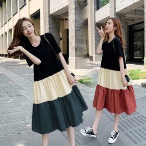 Maternity Nursing Dresses Summer Clothes For Pregnant Women Casual Pregnancy Dress Mother Breast Feeding Clothing 240326
