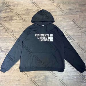 Erkek Hoodies Sweatshirts Yüksek Kaliteli Vetementler Moda Hoodie Erkekler 1 1 Mektup Baskı Vetementleri Tee Kadın Sweatshirts VTM Saklama Erkek Giyim 424