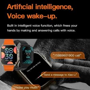 시계 8 Ultra S9 Smart Watch 45mm 2024 New NFC 남성 여성 GPS 트랙 블루투스 전화 BT 음악 게임 무선 충전 스마트 워치