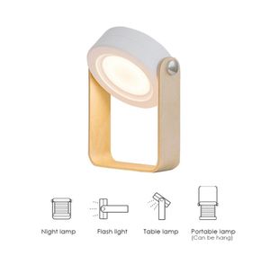 Brelong Lantern Night Light Table USB Laddningslampa LED Ljus liten bärbar lykta för sovrum Läsning Ljus Multifunktion9457650