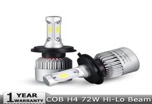 H4 H7 H11 H1 H13 H3 9004 9005 9006 9007 9012 COB LED -bilens strålkastare BULB HILO BEAM 72W 8000LM 6500K AUTO Strålkastare 12V 24V2988646