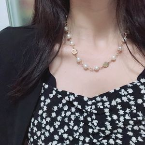 New pearl New 2024 Necklace gift, Aquatic Pearl necklace gift classic sunflower necklace jewelry for women