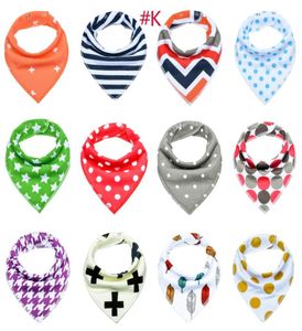 Baby INS FOX LAGS BUP TOBEN 132 Designs Bandana Säugling Speichel Stoffins Dreieck Latze Neugeborene Cartoon Baby Lätzchen Neugeborene Rülpsen Clo6784214