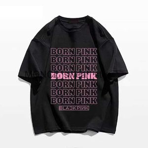 Herren T-Shirts Sommer Männer Baumwoll T-Shirt Black Pink Tops Tees Frauen lässig Kleidung Mode Kurzarm Streetwear Harajuku Y2K H240408