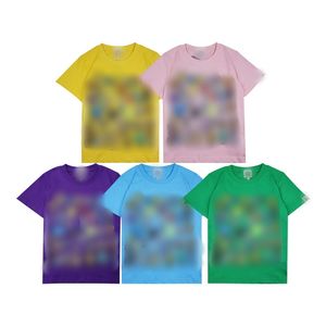 子供の漫画動物園印刷Tシャツデザイナーキッズモンキーパターン半袖ティーサマーボーイズコットンソフトトップス衣類Z7583