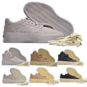 FOG High Low Top Casual Shoes Men Women Fears Rivalry of God x Athletics 86 Hi Yellow Suede 2024 Outdoor Trainers Basketball Sneakers Size 5.5 - 12