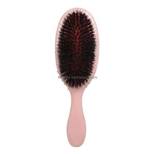 Hair Brushes Abody Comb Brush Oval Boar Bristle Nylon Mini Abs Handle Anti-Static Scalp Hairbrush Salon Styling Tool Drop Delivery Pro Dhtwa