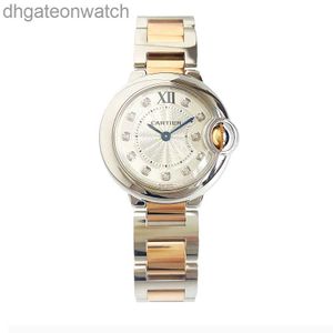 100% ręcznie robione zegarki Cateret Automatyczne zegarki Blue Balloon Series Watch Watch 18K Rose Gold Precision Steel Quartz Watch Women Classic Watch