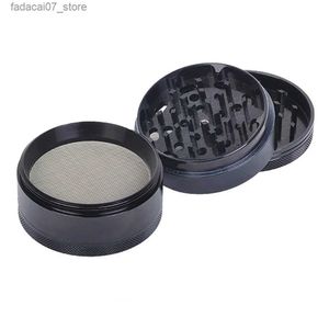 Herb Grinder Black 4-layer metal spice crusher grinding machine blade accessories testing tool of high quality Q240407