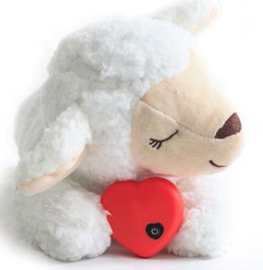 Ansia da compagnia Sleep Toy Dog Dog Interactive Plushare HeartBeat Cat Toy Gatto Piet Q01138596508