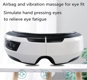 4D Electric Smart Eye Massager Bluetooth Musikvibration Uppvärmd massage för trötta ögon Dark Circles Ta bort Eye Care8392515