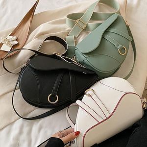 Top Quality Luxury Saddle Handbag Shoulder Bag Crossbody Fashion Women Classic Leather Bag Clutch Totes Wallets Ladies Purse Handbag