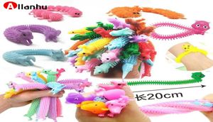 NEW! Sensory Toy Noodle Rope TPR Stress Reliever Toys Unicorn Malala Le Pull Ropes Stress Anxiety Relief Toys For Kids Gag Toys6198388