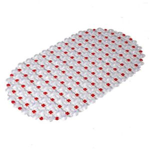 Bath Mats Bathroom Bathtub Non-Slip Anti-Fall Mat Home Waterproof Floor Shower Massage Suction Cup Carpet