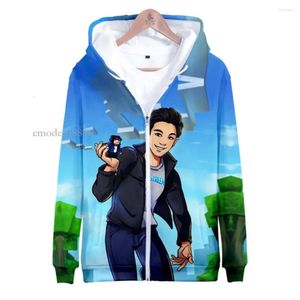 Herrtröjor Eystreem Hooded Sweatshirt Anpassning Blogger Casual Zip Hoodie Unisex 3D Sweatshirts Unqiue Novely Flyword123