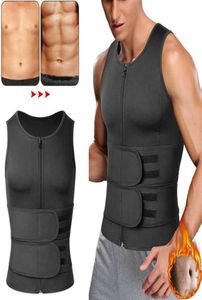 Men Waist Trainer Sauna Vest Fitness Corset Abdomen Slimming Body Shaper Belly Reducing Shapewear Burn Fat Shirt Trimmer Belt9505652