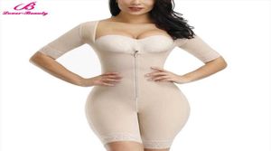 Loverbeauty Women Slimming Underwear Full Body Shaper Mage Control midjetränare Postpartum Recovering But Lifter Shapewear 201102765156