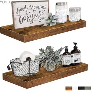 Другое домашнее декор Qeeig Want Shelf 24-дюймовая плавающая стена x 9 2 сетов Country Brown (008-60bn) YQ240408