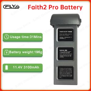 Väskor Oriiginal Cfly Faith2 Pro 4K Pro Drone 11.4V 3100 mAh Battery Faith2 Pro GPS Dron Accessories Parts Parts