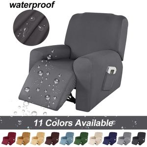 Waterproof Recliner Chair Cover Lazy Boy Sofa Covers High Stretch Slipcover 1 Seater For Living Room Home 240325