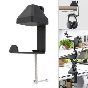 Stand Aluminiumlegierung Bracket Klemme Clip -Kopfhörer -Kopfhörerhalterung Basis -Hook Desktop -Clip -Zubehör für Live -Mikrofonschreibtischlampe