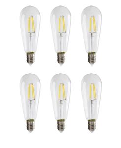 E27 ST64 LED -glödlampor Vintage LED -filamentlampa Retro Lights 2W 4W 6W 8W varm vit AC110240V9094711