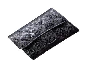 Luxo Classic Women039s Bolsa de bolsas Marca de moda Carteira de couro multifuncional Holder de cartão de crédito8321693