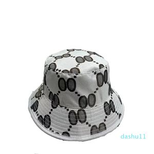 Reversible bucket hat summer designer hats for men women canvas fisherman casquette luxe fashion beach cap multicolour