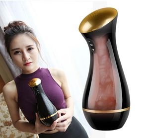 Gelugee Sweet Interaction Male Masturbator Artificial Vagina Real Pussy Silicone Sucking Vibrator Sex Toys For Men Pocket Pussy S8173828