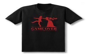 Men039s Tshirts Game de verão sobre o noivo Bachelor Bachelorette Party Funny Funny Tshirt Mens Cloths Manga curta Tshirt14607196