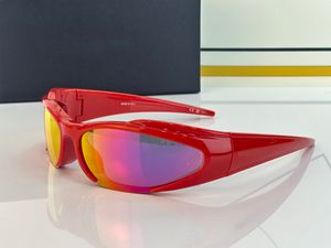 Óculos de sol de escudo de escudo vermelho lente de espelho de ouro vermelho lente homens mulheres tons de verão sunnies for women lunettes de soleil óculos occhiali da solteira uv400 óculos