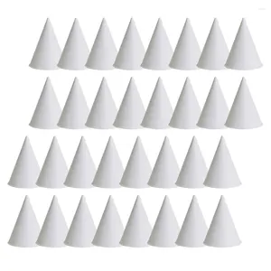 Disposable Cups Straws 250 Pcs Coffee Paper White Cone Party Practical Water Multipurpose Leakproof Milk Office