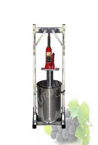 122236L GRAPE Blueberry Mulberry Presser Juicer Home Manual Hydraulic Fruit Squeezer rostfritt stål Juice Press Machine2821359